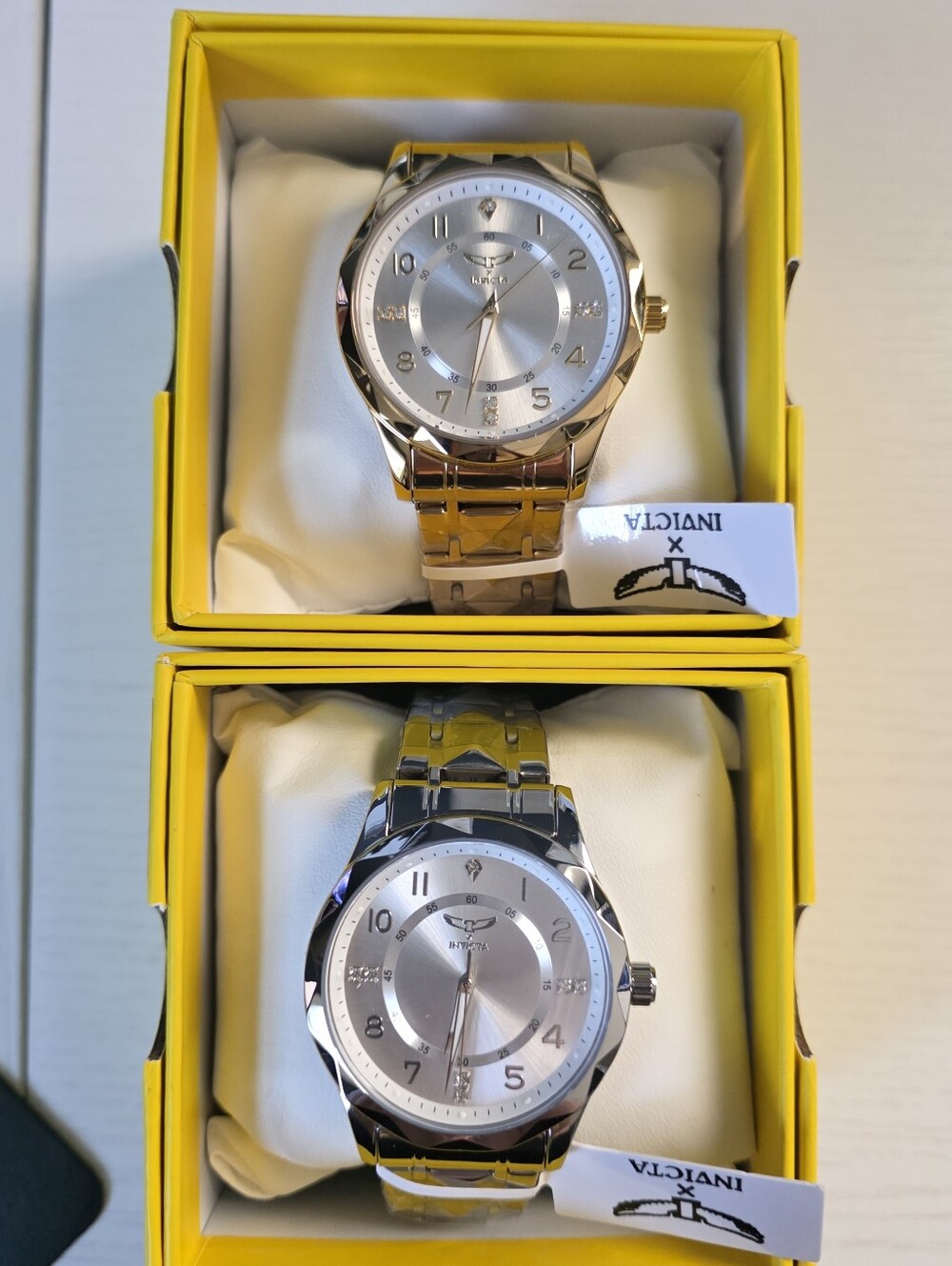 393.  Pair Of Invicta Specialty I Men's Watches - 41mm, Steel (69026 69018)